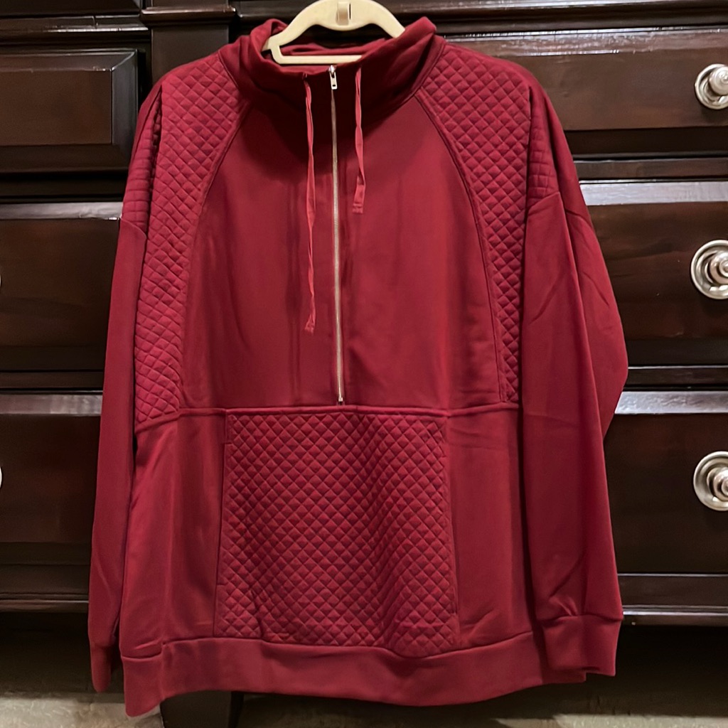 Red Pullover Jacket